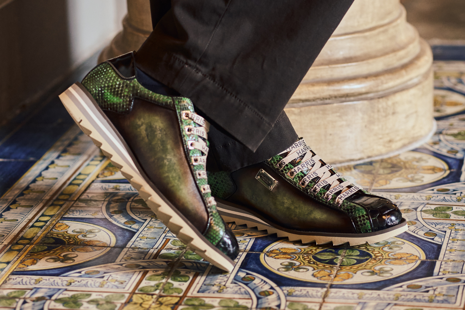 Sneakers in pelle da uomo eleganti