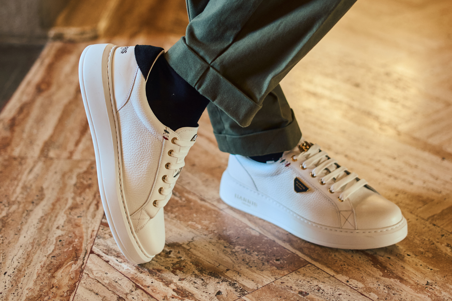 Sneakers in pelle da uomo sportive