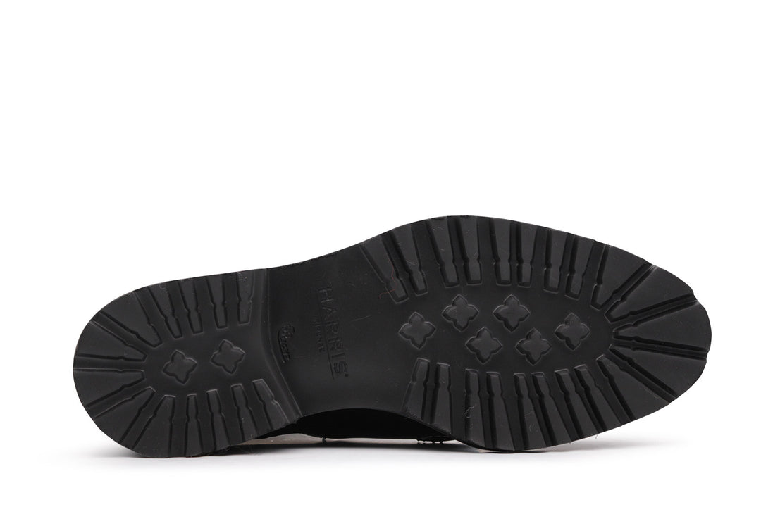 Polacchino in pelle e suola carrarmato