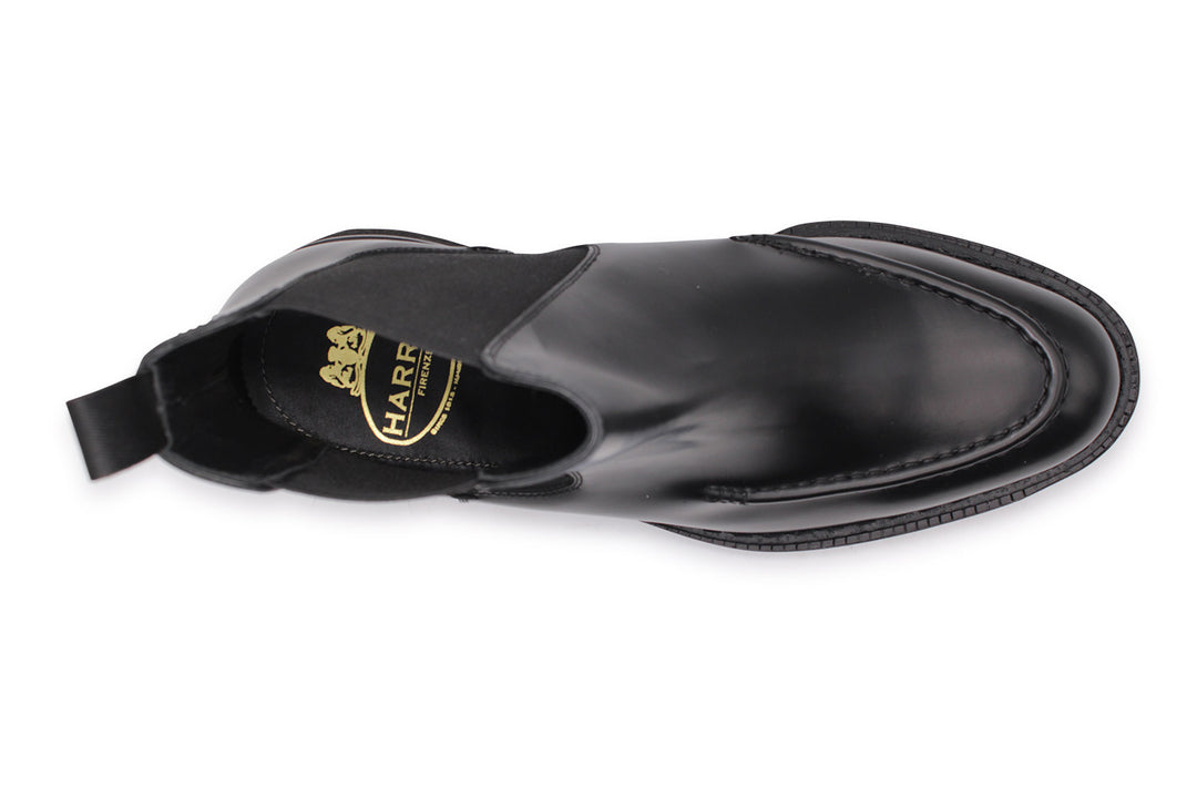 Polacchino in pelle e suola carrarmato