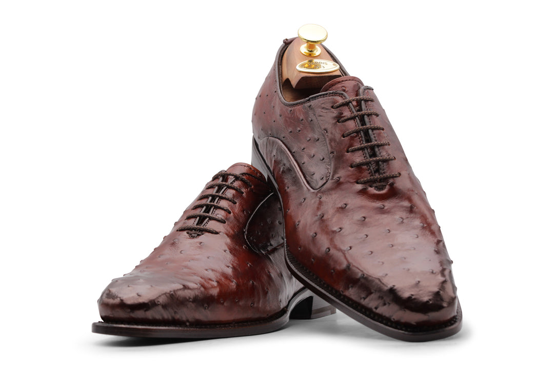 Precious leather stringed