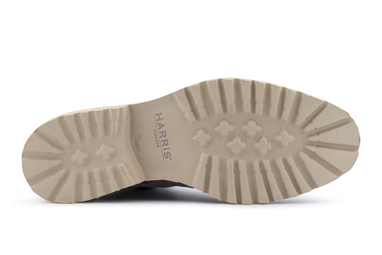 Polacchino in pelle scamosciata effetto coccodrillo