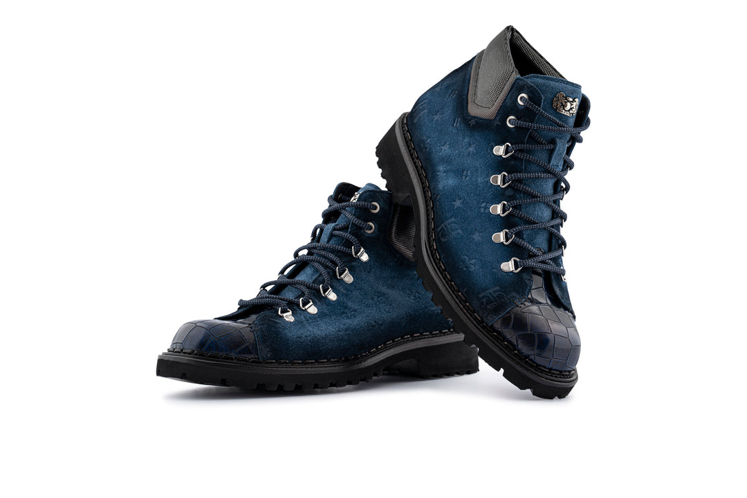 Polacchino in pelle scamosciata