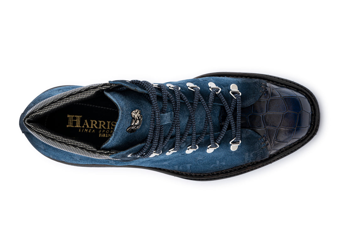 Polacchino in pelle scamosciata