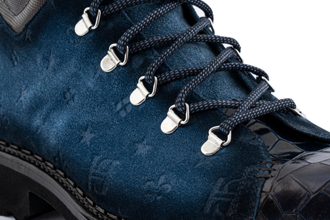 Polacchino in pelle scamosciata