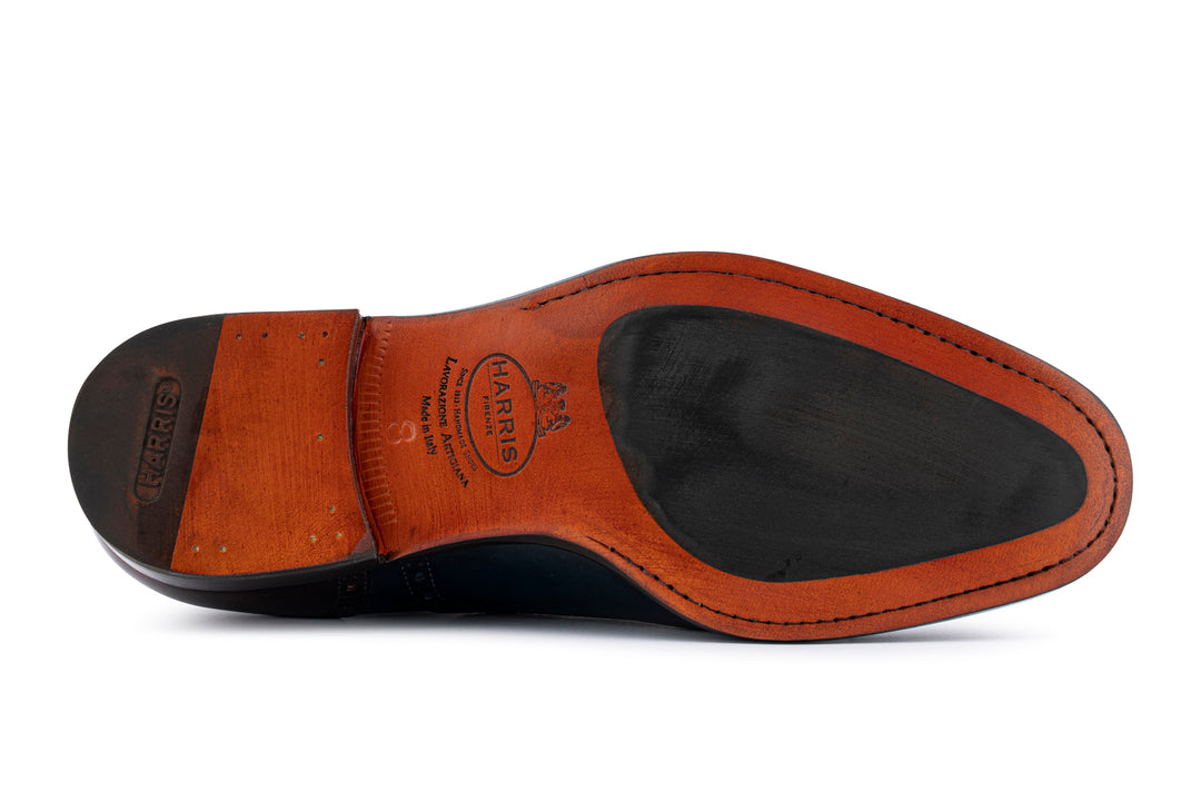 Französisch schattiertes Leder Französisch mit Brogue Details