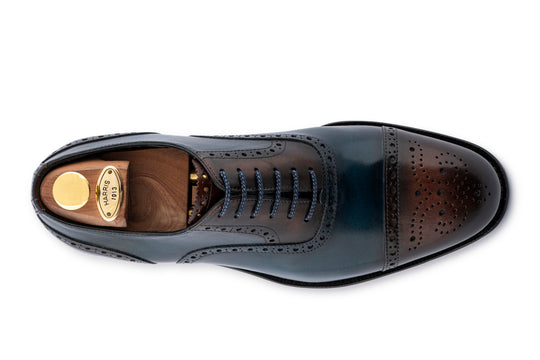 Französisch schattiertes Leder Französisch mit Brogue Details