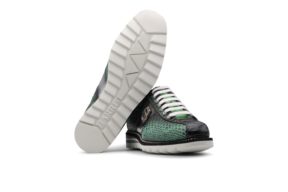 Kostbare Leder -Turnschuhe