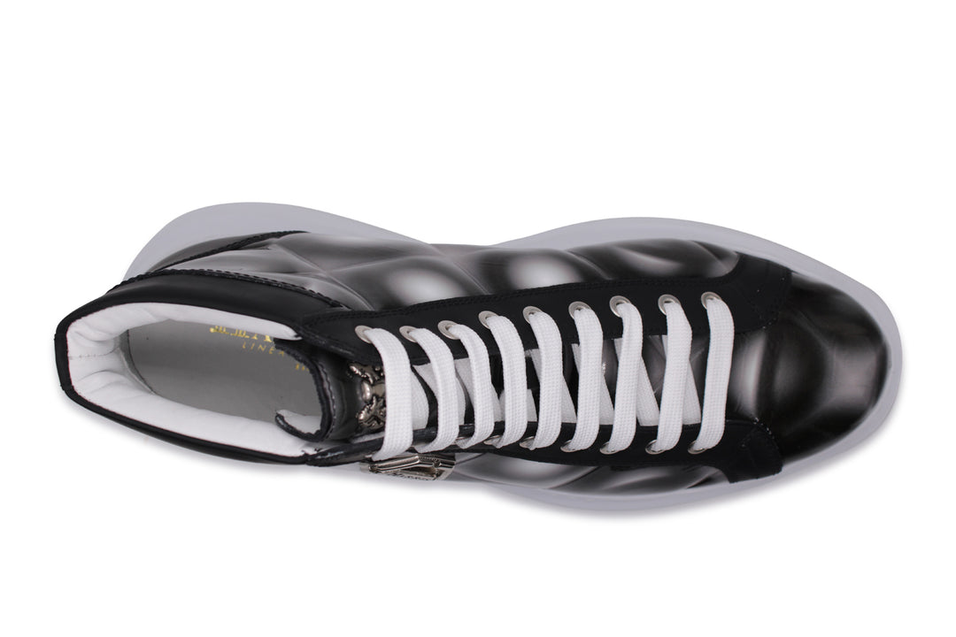 Polacchino with geometric print