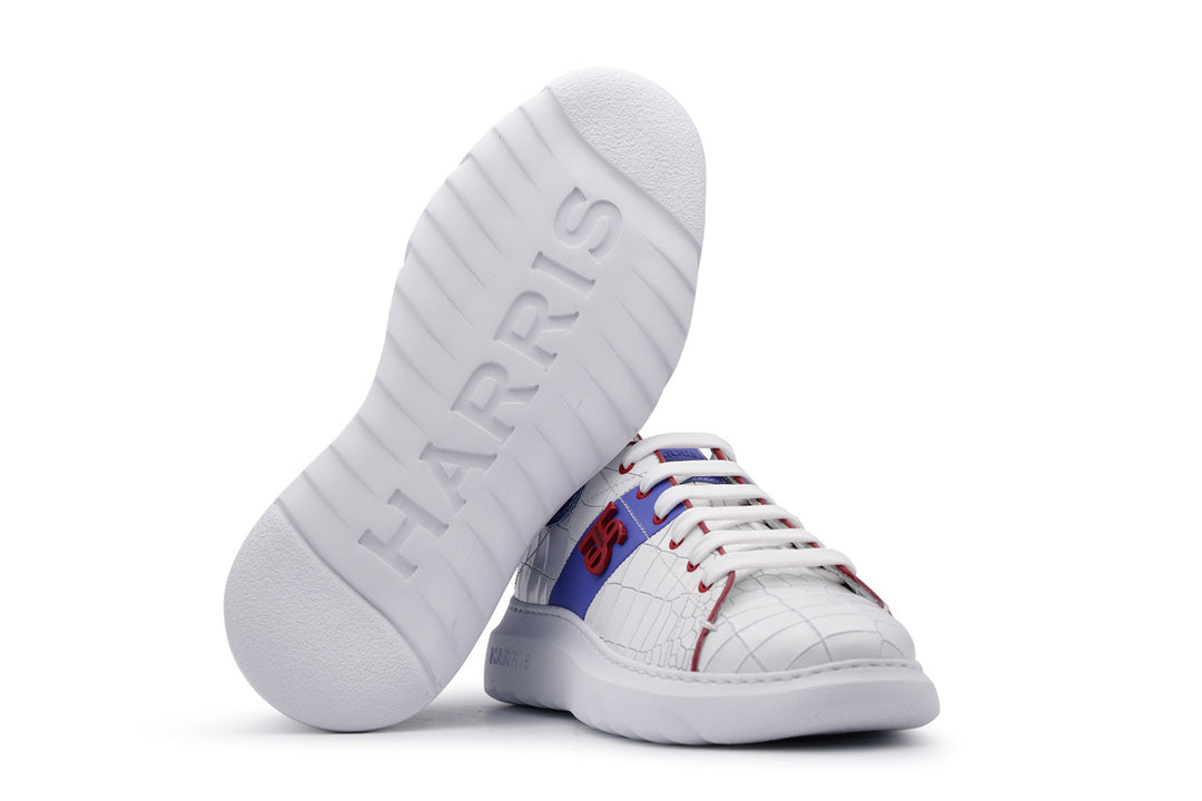 Leder -Turnschuhe