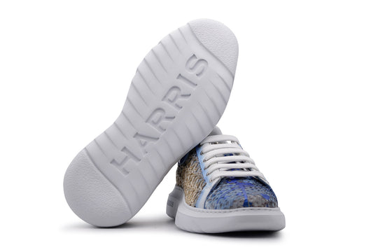 Leder -Turnschuhe