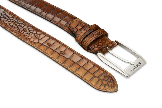 Cinturón de impresión de crocodrillo