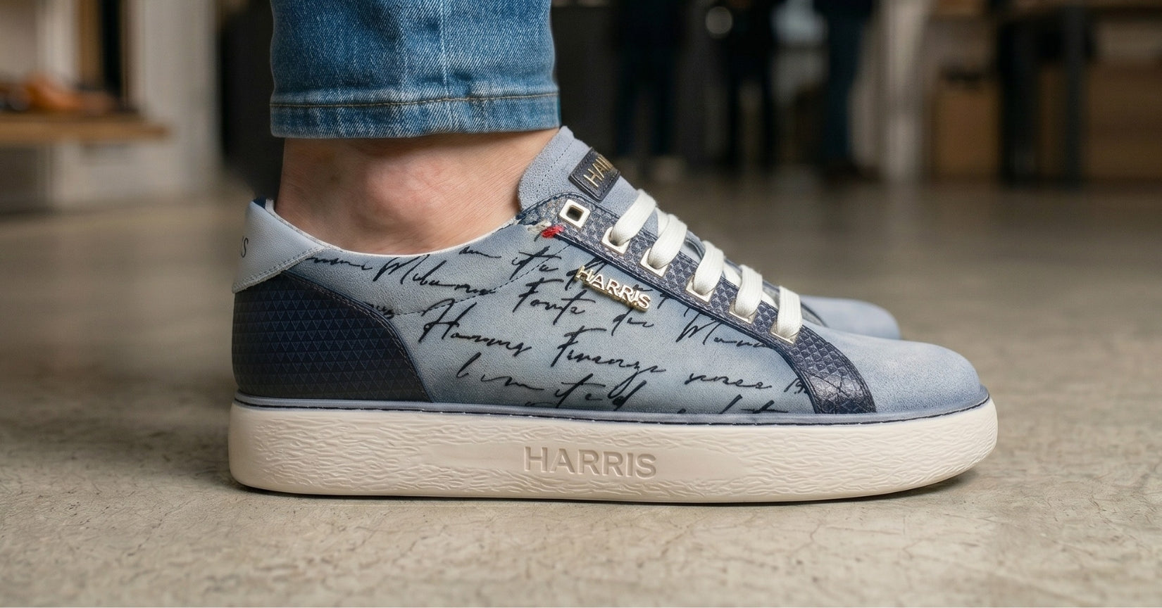 Sneakers in pelle da uomo sportive