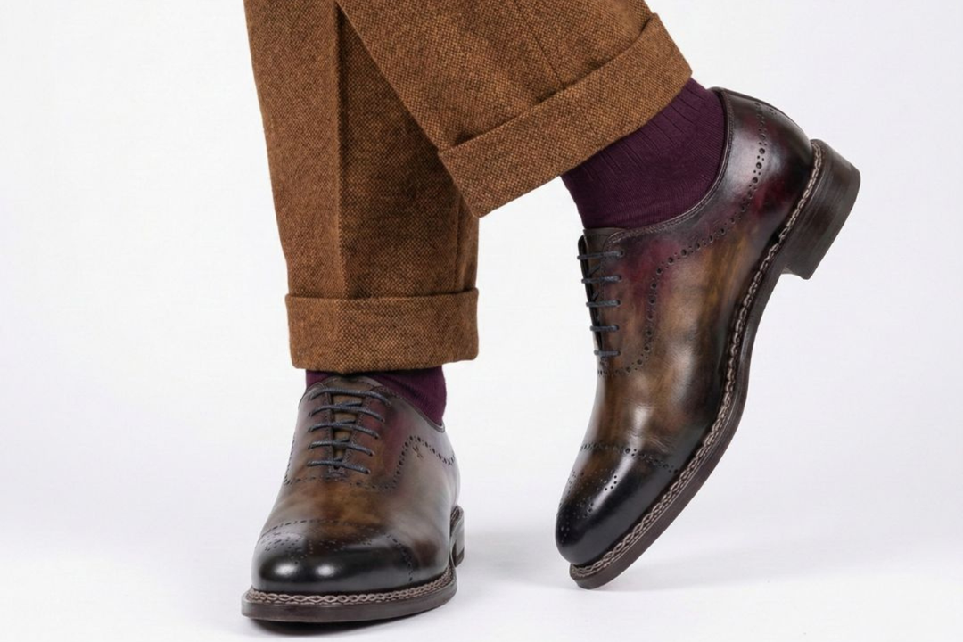 Oxford pintado a mano con mano de obra noruega.