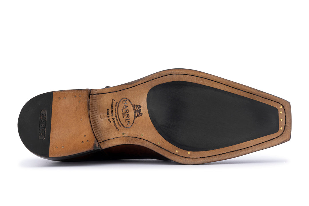 Hand-painted single buckle with Norwegian workmanship