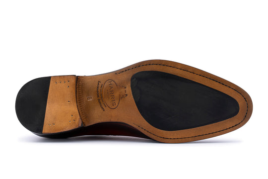 Richelieus peints à la main avec coutures à la main