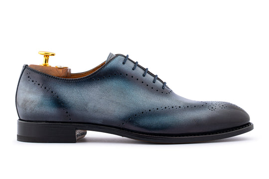 Hand-painted oxfords with brogue details