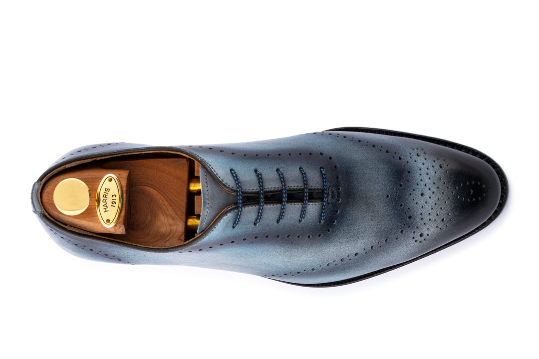 Hand-painted oxfords with brogue details