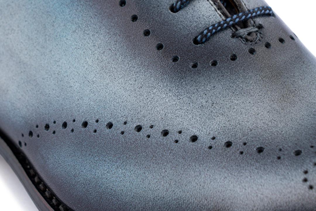 Hand-painted oxfords with brogue details