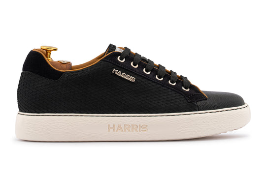 Oxford-Sneaker – Schwarz