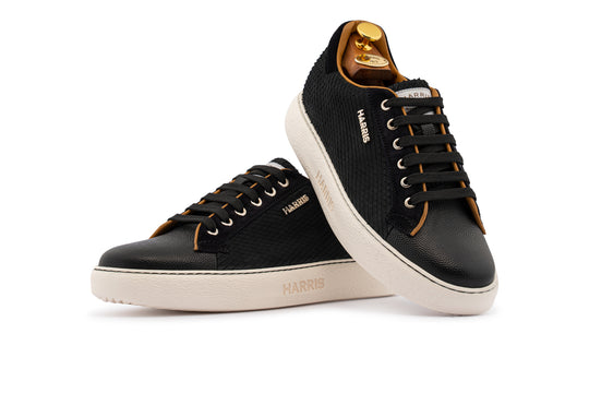 Oxford-Sneaker – Schwarz