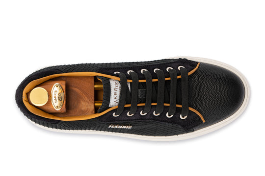 Oxford-Sneaker – Schwarz