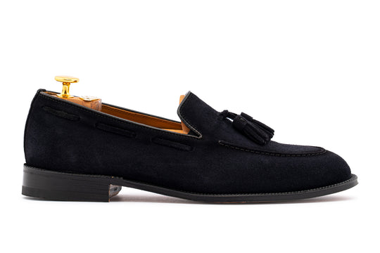 Mocasín con pompón 0964 – Azul