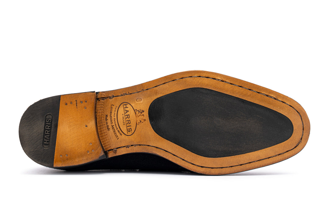 Mocasín con pompón 0964 – Azul