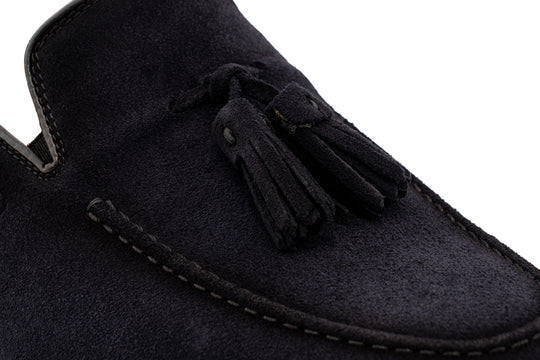 Mocasín con pompón 0964 – Azul