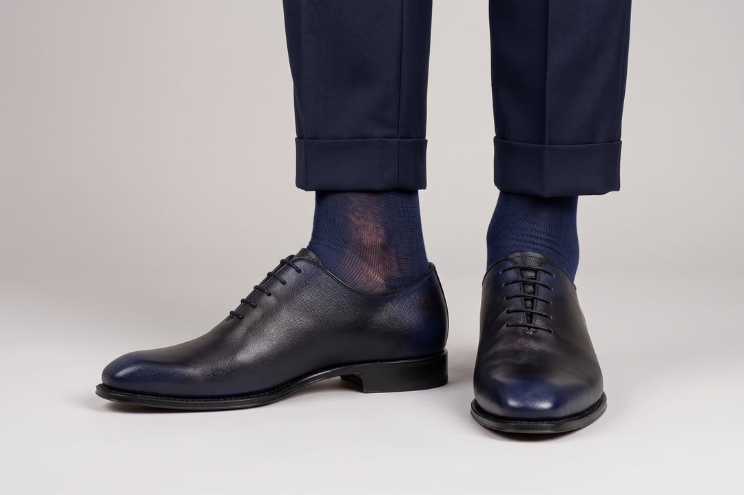 Francesina 2000 Saffiano – Bleu