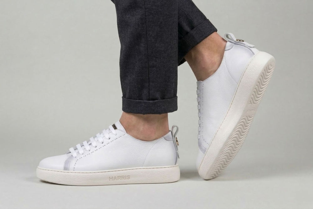 Zapatillas de piel degradadas