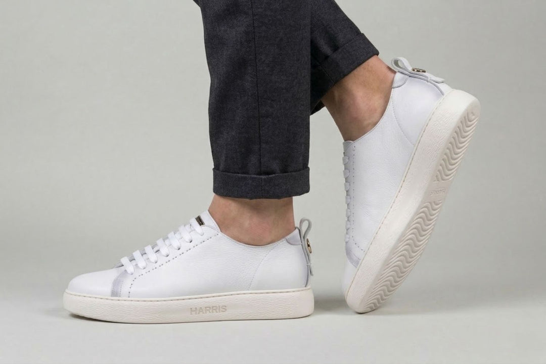 Zapatillas de piel degradadas