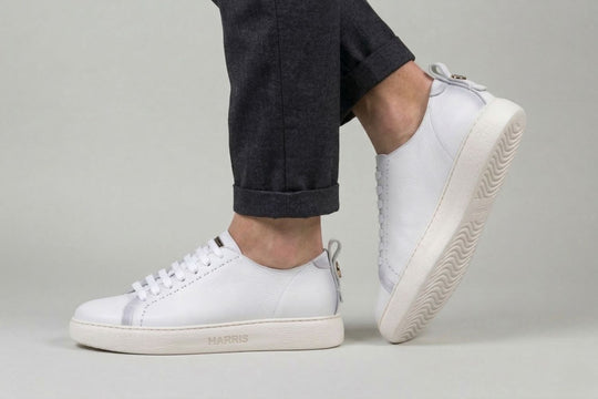 Zapatillas de piel degradadas