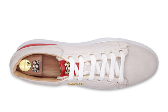 Baskets en cuir souple