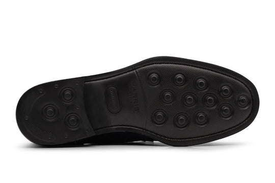 Polacchino liscio in suede Blu