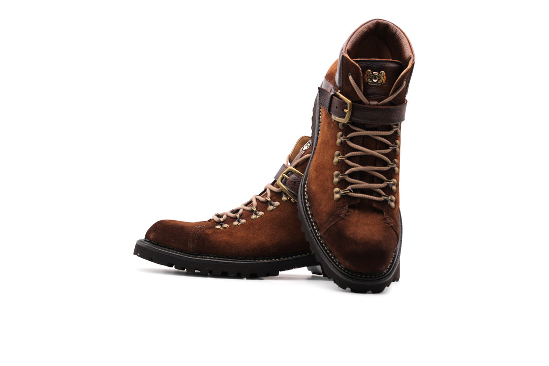 Polacchino in pelle scamosciata