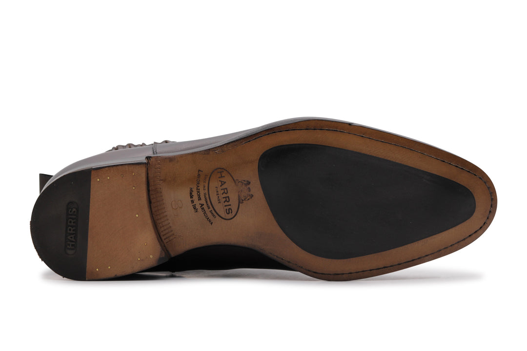 Polacchino liscio con elastico dipinto a mano