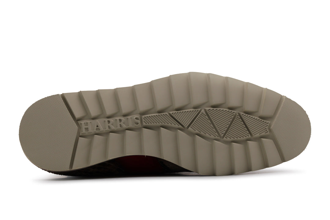 Python leather sneakers