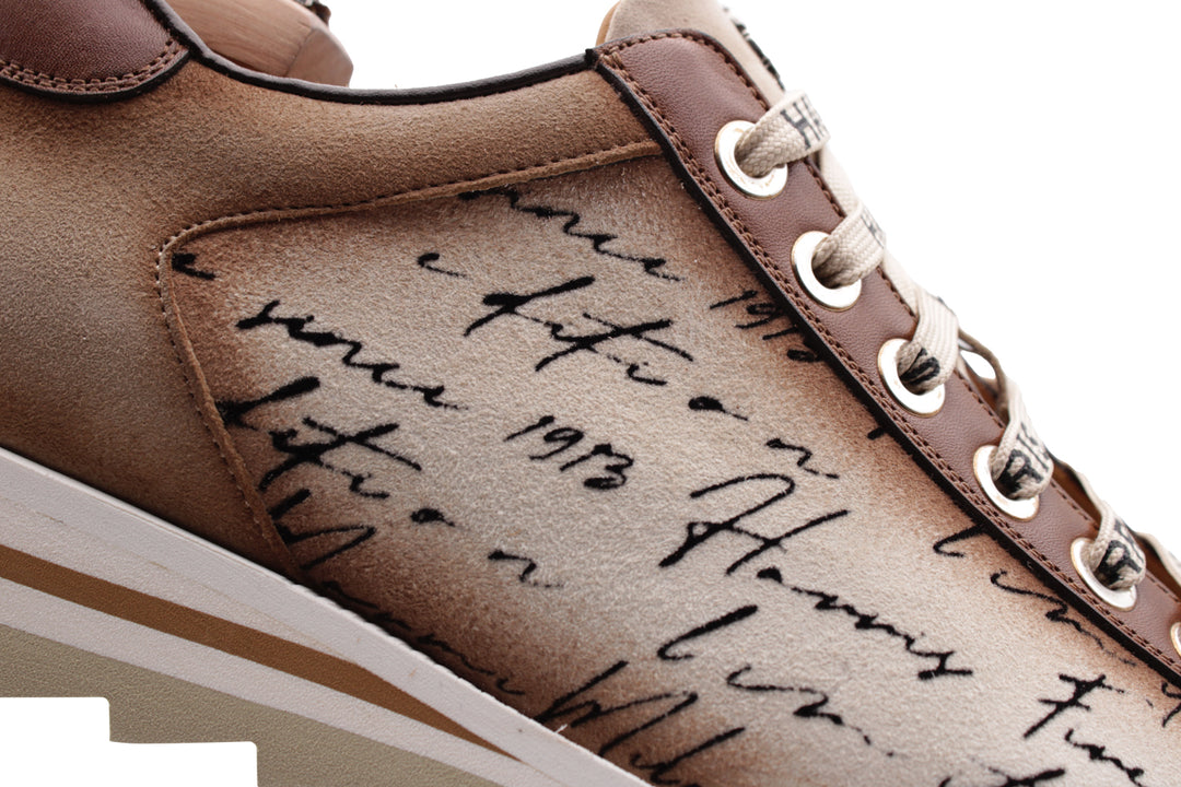 Writer suede sneakers