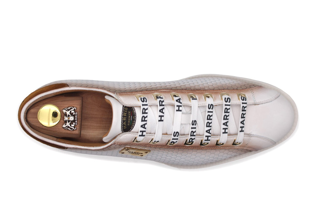 Baskets en cuir Bubble peintes à la main