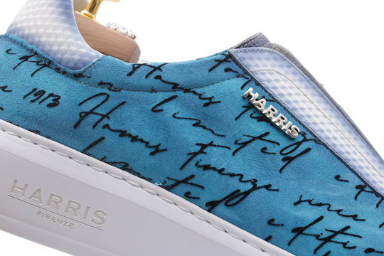 Zapatillas deportivas sin cordones Writer de piel y ante