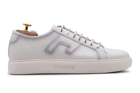 Sneaker in pelle effetto alce