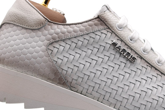 Woven and printed sneakers