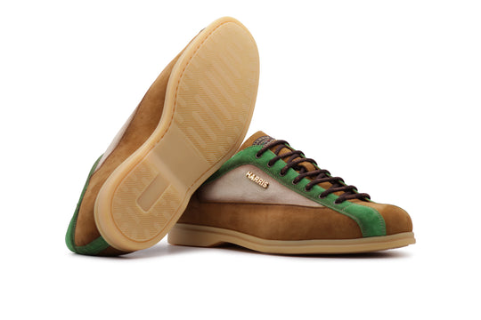 Sneakers destrutturata in suede