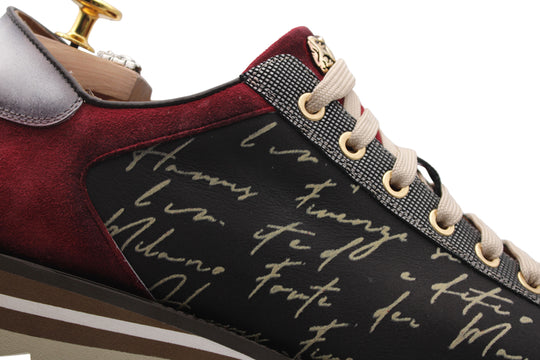 Sneakers in suede signature
