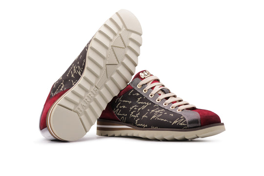 Sneakers in suede signature