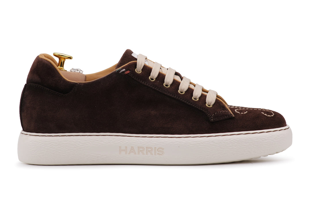 Baskets en daim London – Testa di Moro