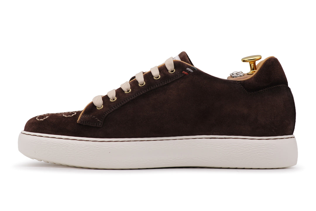 Baskets en daim London – Testa di Moro