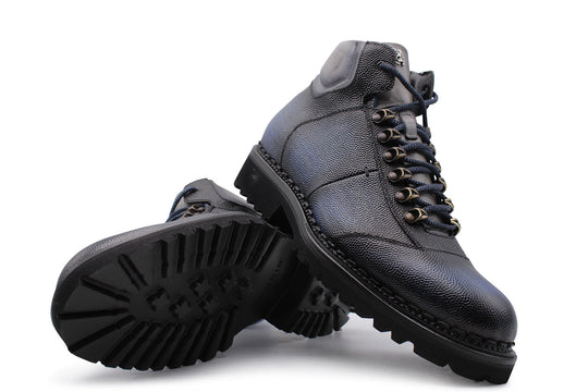 Bota de tobillo de cuero