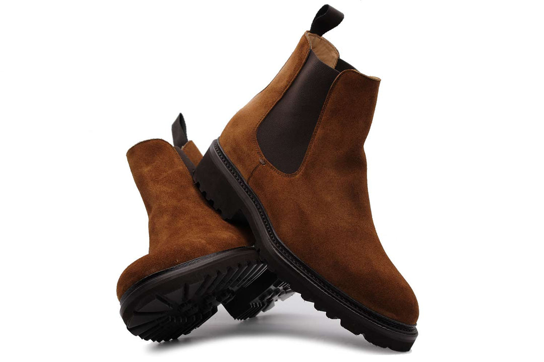 Leather ankle boot